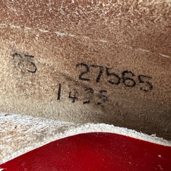 Quoddy Made In USA Red Leather Boat Shoes Womens 6.5 Handsewn Blucher Moc - Picture 8 of 11